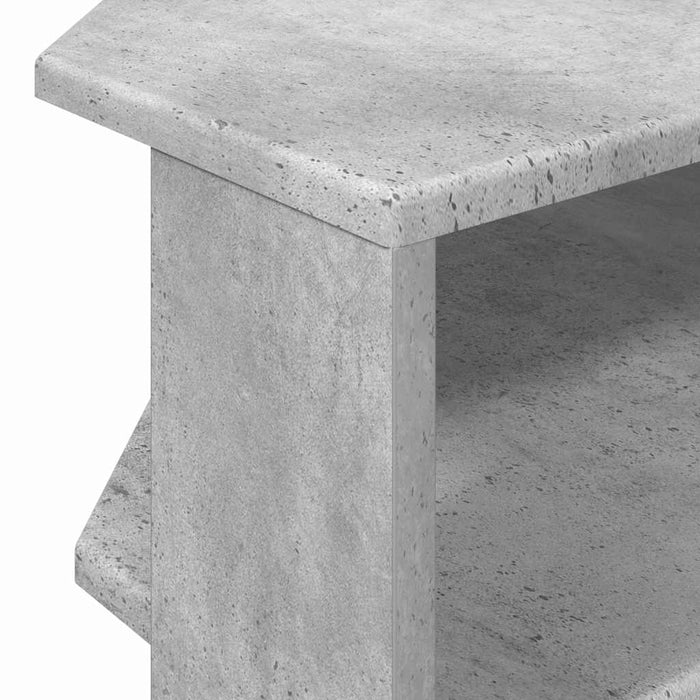 DulapdecolțpentruTV Gri din beton 102x40,5x45cm Lemn compozit - WALTI WALTI