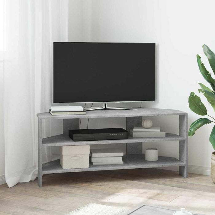 DulapdecolțpentruTV Gri din beton 102x40,5x45cm Lemn compozit - WALTI WALTI