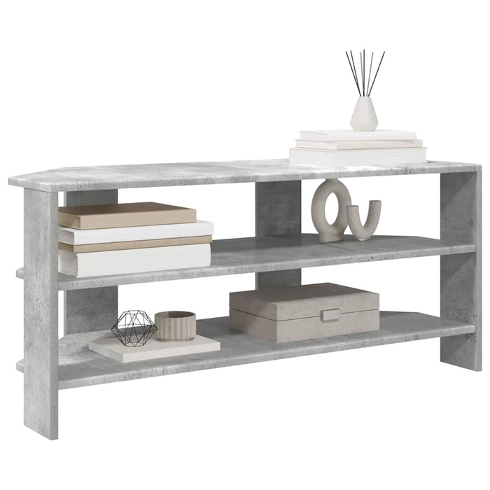 DulapdecolțpentruTV Gri din beton 102x40,5x45cm Lemn compozit - WALTI WALTI