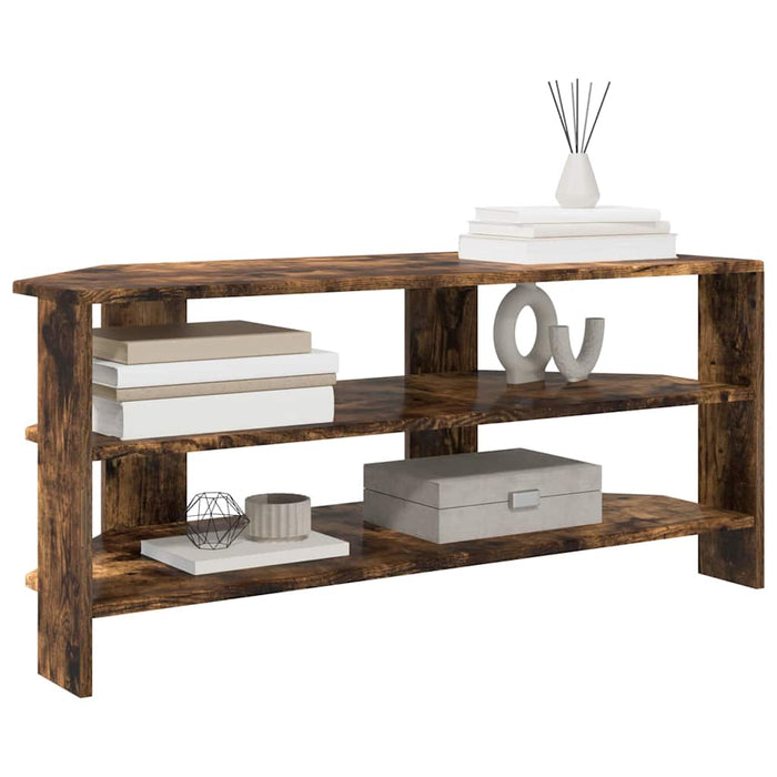 DulapdecolțpentruTV Stejar fumuriu 102x40,5x45cm Lemn compozit - WALTI WALTI
