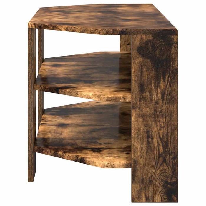 DulapdecolțpentruTV Stejar fumuriu 102x40,5x45cm Lemn compozit - WALTI WALTI