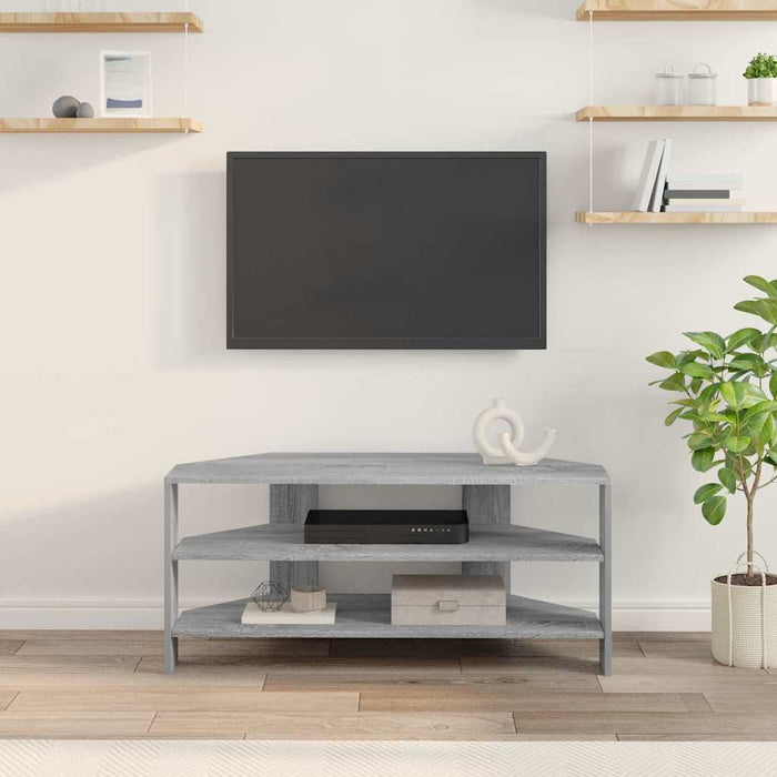 DulapdecolțpentruTV Gri Sonoma 102x40,5x45cm Lemn compozit - WALTI WALTI
