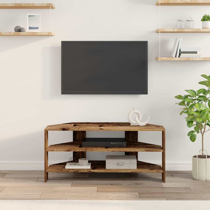 DulapdecolțpentruTV Lemn Vechi 102x40,5x45cm Lemn compozit - WALTI WALTI