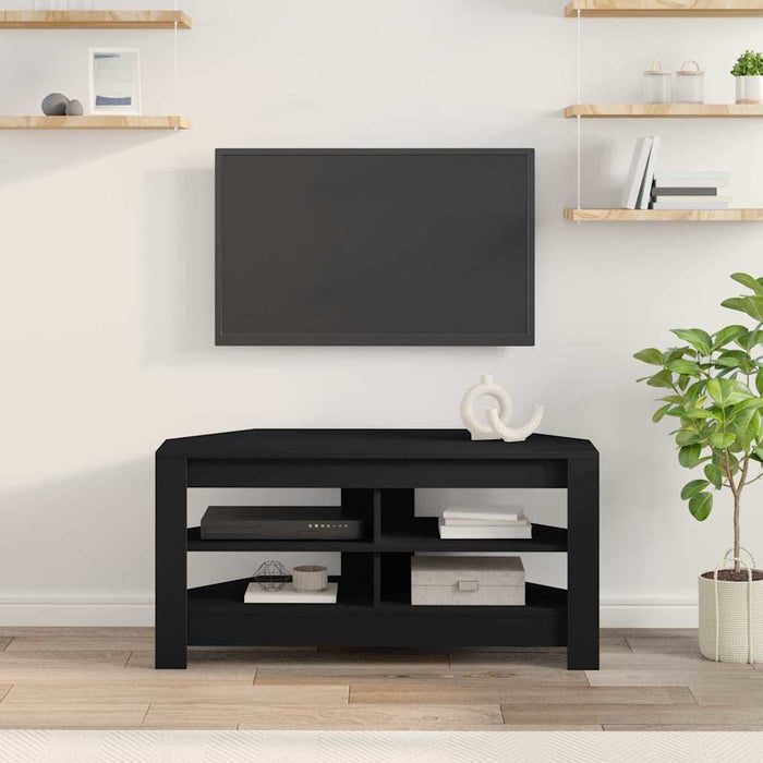 DulapdecolțpentruTV Negru 102 x 40,5 x 45 cm Lemn compozit - WALTI WALTI