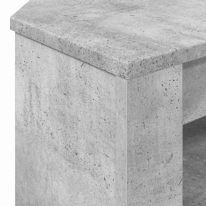 DulapdecolțpentruTV Gri din beton 102 x 40,5 x 45 cm - WALTI WALTI