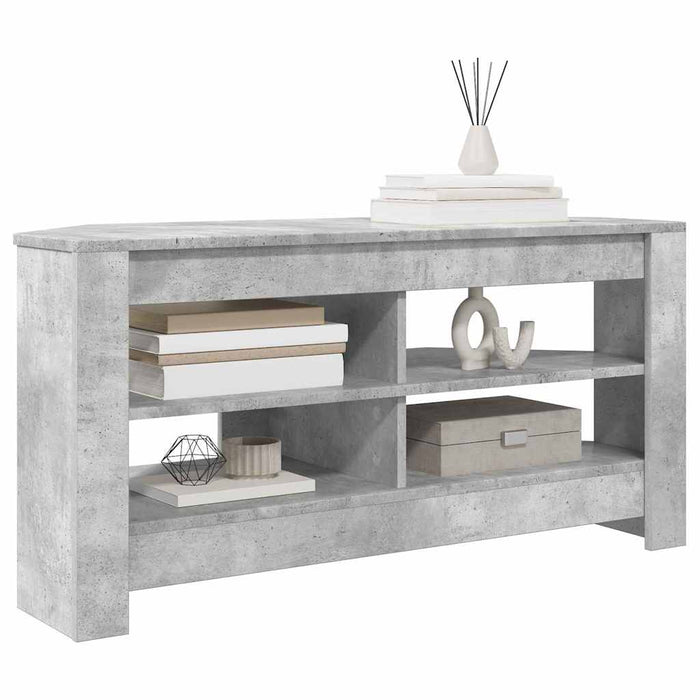 DulapdecolțpentruTV Gri din beton 102 x 40,5 x 45 cm - WALTI WALTI