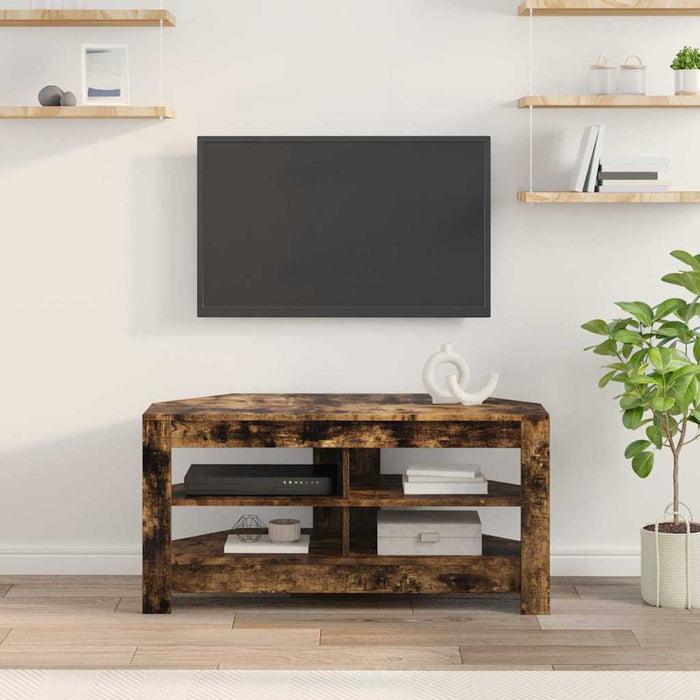 DulapdecolțpentruTV Stejar fumuriu 102 x 40,5 x 45 cm - WALTI WALTI