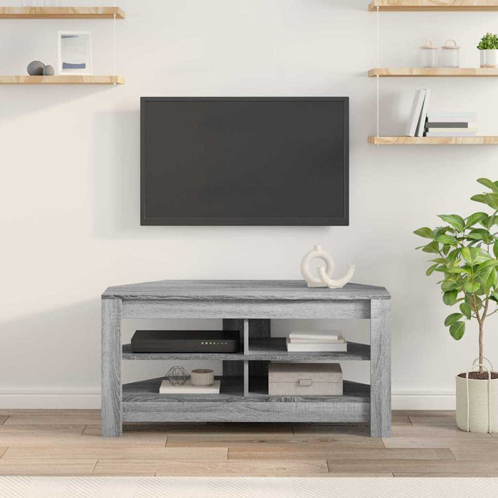 DulapdecolțpentruTV Gri Sonoma 102 x 40,5 x 45 cm Lemn compozit - WALTI WALTI