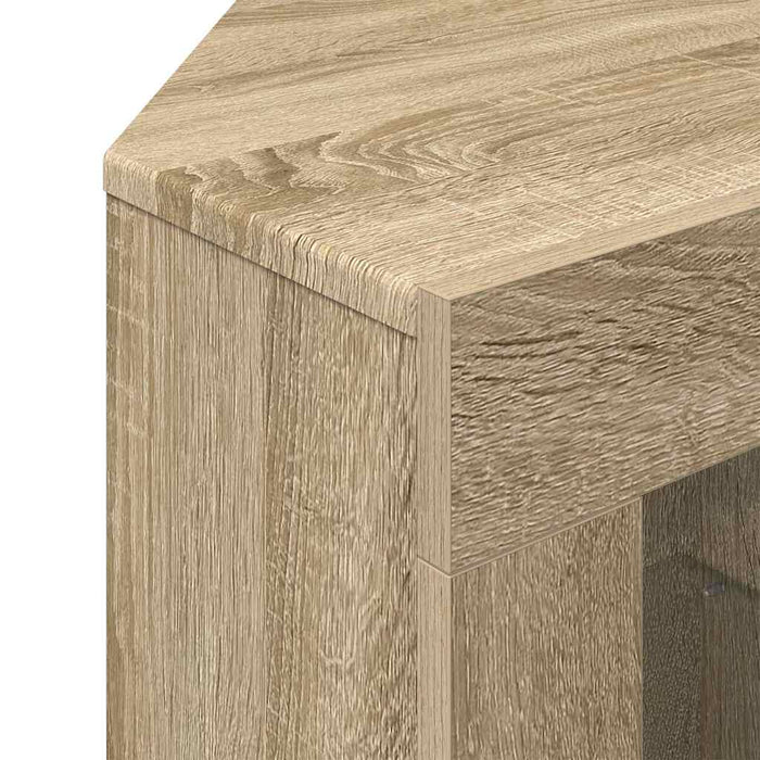 Șifonier LED pentru TV colțar Stejar Sonoma 102 x 40 x 68 cm - WALTI WALTI
