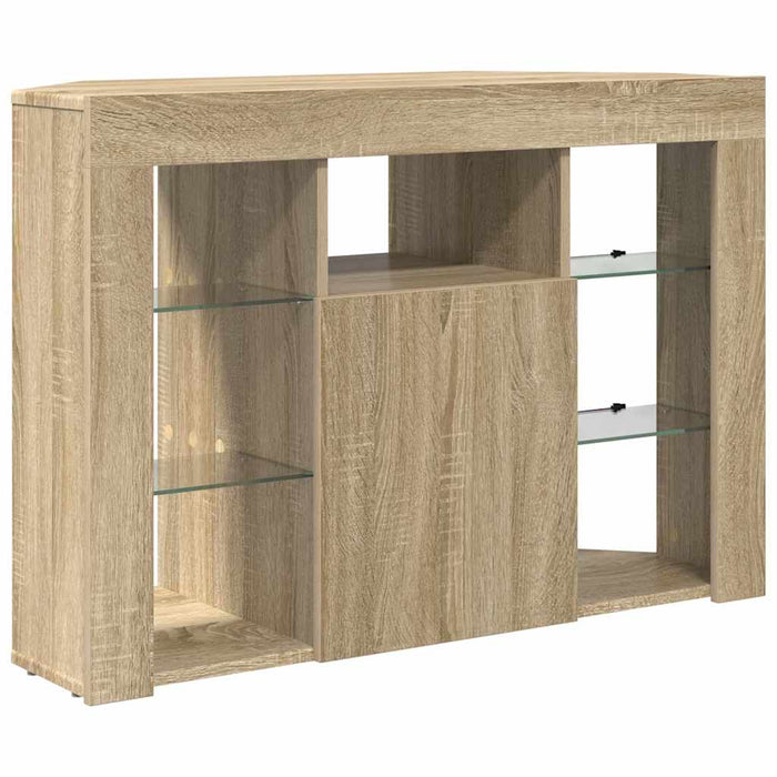 Șifonier LED pentru TV colțar Stejar Sonoma 102 x 40 x 68 cm - WALTI WALTI