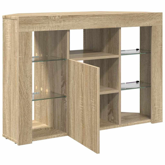 Șifonier LED pentru TV colțar Stejar Sonoma 102 x 40 x 68 cm - WALTI WALTI