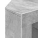 Șifonier LED pentru TV colțar 100x40x68cm Gri din beton - WALTI WALTI