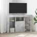 Șifonier LED pentru TV colțar 100x40x68cm Gri din beton - WALTI WALTI
