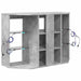 Șifonier LED pentru TV colțar 100x40x68cm Gri din beton - WALTI WALTI