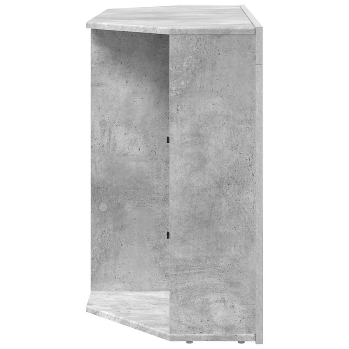 Șifonier LED pentru TV colțar 100x40x68cm Gri din beton - WALTI WALTI