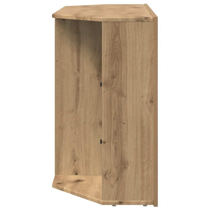 Șifonier LED pentru TV colțar 100x40x68cm Stejar Artizanal WALTI