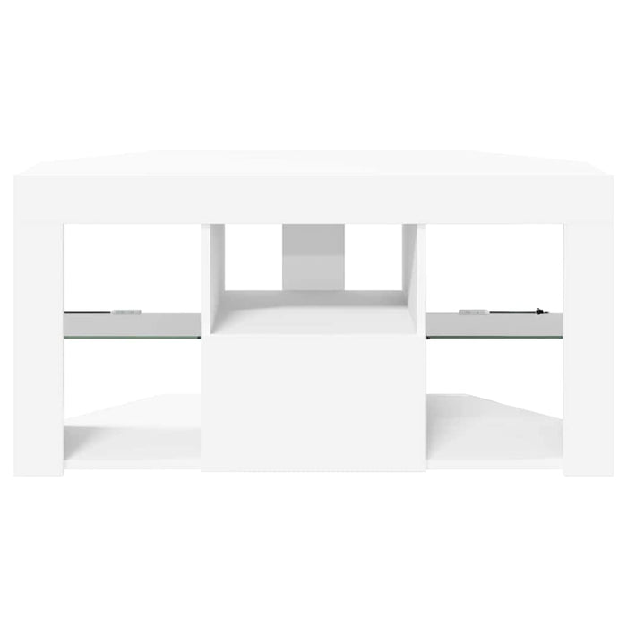 Șifonier LED pentru TV colțar Pe perete Alb 100 x 40 x 50 cm - WALTI WALTI