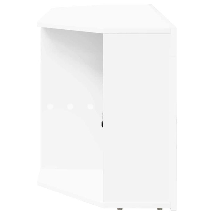 Șifonier LED pentru TV colțar Pe perete Alb 100 x 40 x 50 cm - WALTI WALTI