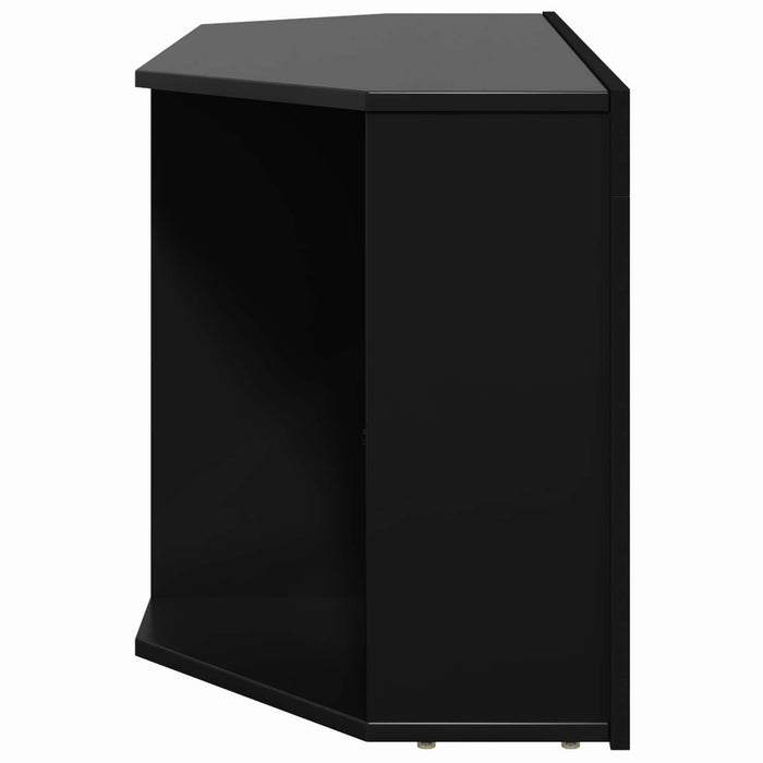 Șifonier LED pentru TV colțar Pe perete Negru 100 x 40 x 50 cm WALTI