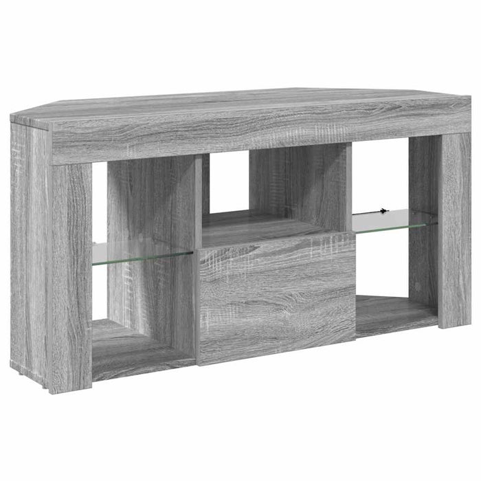 Șifonier LED pentru TV colțar 100 x 40 x 50 cm Gri Sonoma WALTI