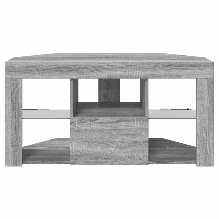 Șifonier LED pentru TV colțar 100 x 40 x 50 cm Gri Sonoma WALTI