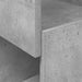 Dulap de colț Gri din beton 25,5x25x102cm Lemn compozit - WALTI WALTI
