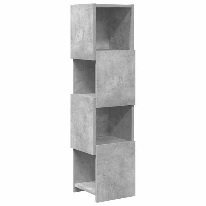 Dulap de colț Gri din beton 25,5x25x102cm Lemn compozit - WALTI WALTI