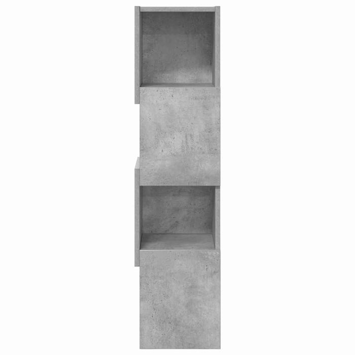 Dulap de colț Gri din beton 25,5x25x102cm Lemn compozit - WALTI WALTI