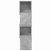 Dulap de colț Gri din beton 25,5x25x102cm Lemn compozit - WALTI WALTI