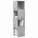 Dulap de colț Gri din beton 25,5x25x102cm Lemn compozit - WALTI WALTI