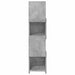 Dulap de colț Gri din beton 25,5x25x102cm Lemn compozit - WALTI WALTI