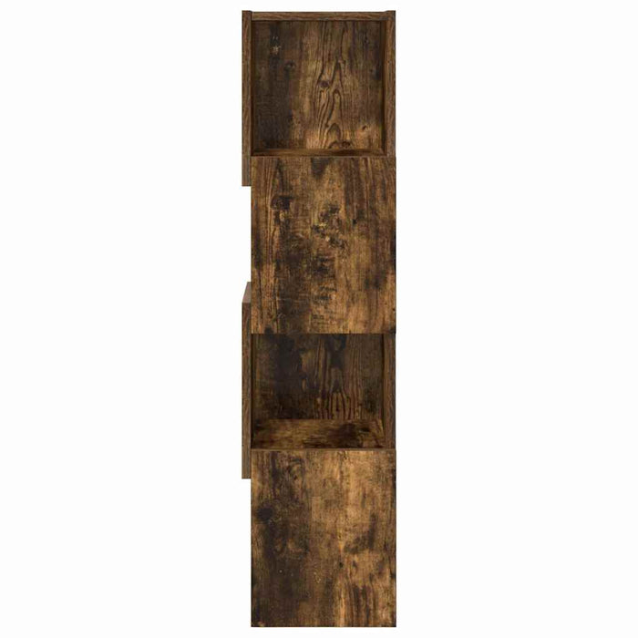 Dulap de colț Stejar fumuriu 25,5x25x102cm Lemn compozit - WALTI WALTI