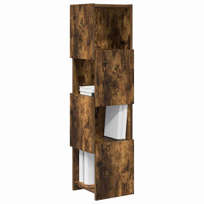 Dulap de colț Stejar fumuriu 25,5x25x102cm Lemn compozit - WALTI WALTI