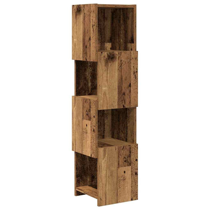 Dulap de colț Lemn vechi 25,5x25x102cm Lemn compozit - WALTI WALTI