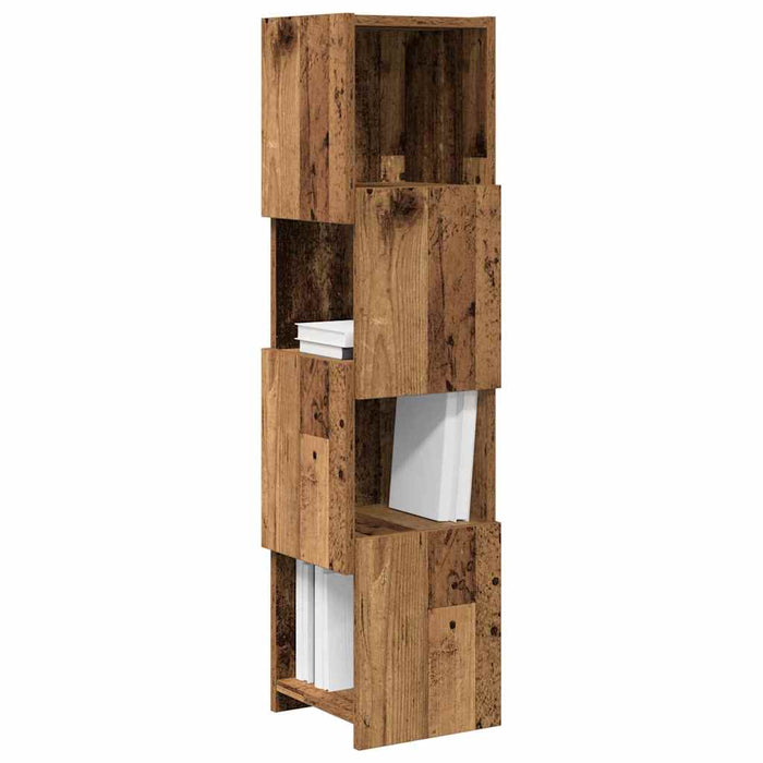 Dulap de colț Lemn vechi 25,5x25x102cm Lemn compozit - WALTI WALTI