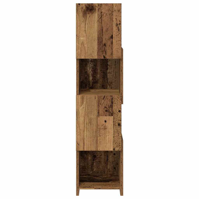Dulap de colț Lemn vechi 25,5x25x102cm Lemn compozit - WALTI WALTI