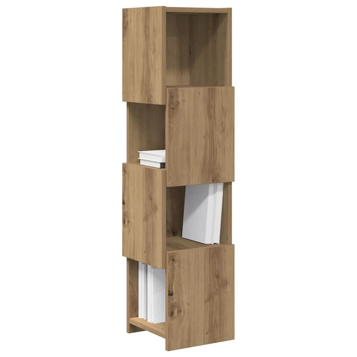 Dulap de colț Stejar Artizanal 25,5x25x102cm Lemn compozit - WALTI WALTI