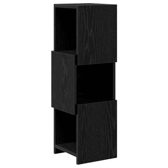 Dulap de colț Stejar Negru 25,5x25x80cm Lemn compozit - WALTI WALTI
