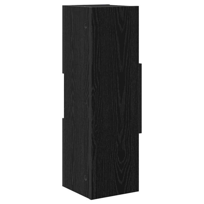 Dulap de colț Stejar Negru 25,5x25x80cm Lemn compozit - WALTI WALTI