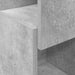 Dulap de colț Gri din beton 25,5x25x80cm Lemn compozit - WALTI WALTI
