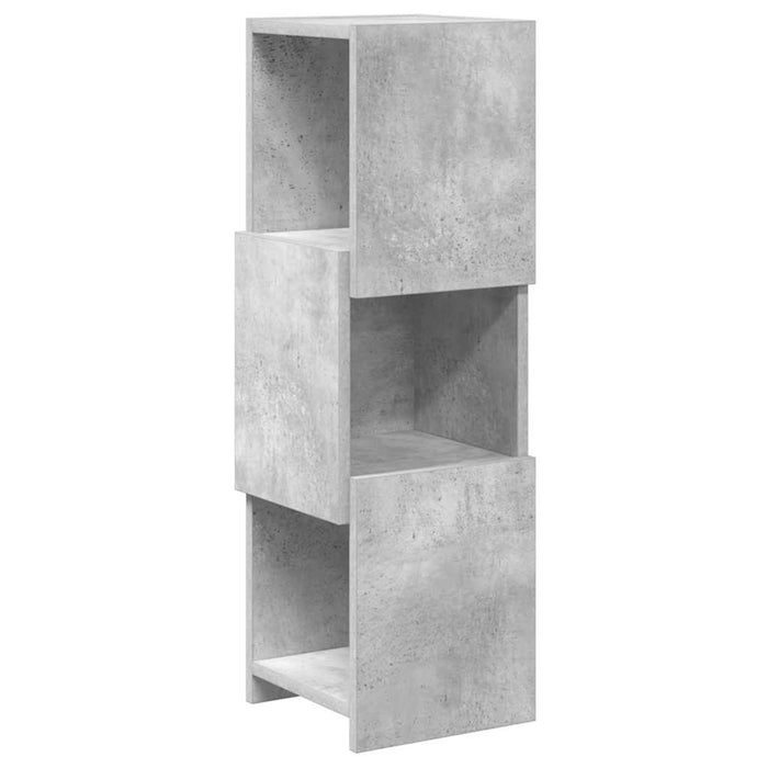 Dulap de colț Gri din beton 25,5x25x80cm Lemn compozit - WALTI WALTI