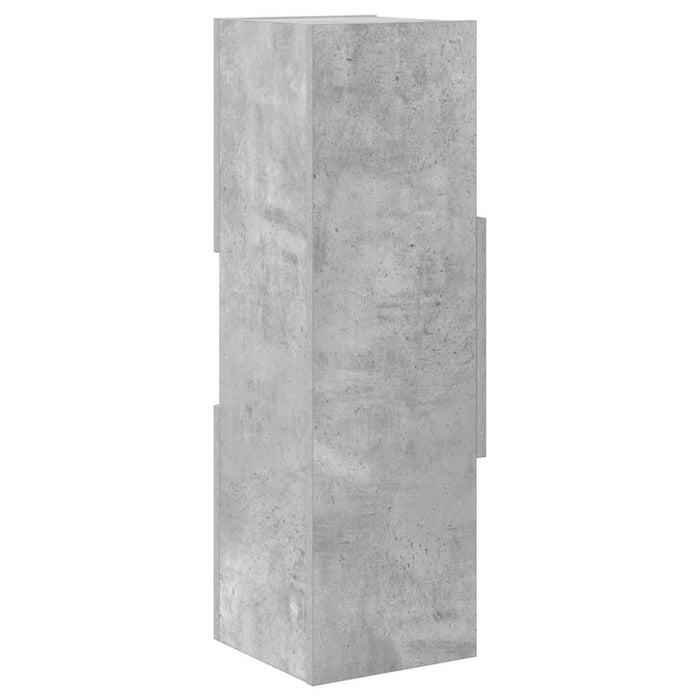 Dulap de colț Gri din beton 25,5x25x80cm Lemn compozit - WALTI WALTI