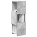 Dulap de colț Gri din beton 25,5x25x80cm Lemn compozit - WALTI WALTI