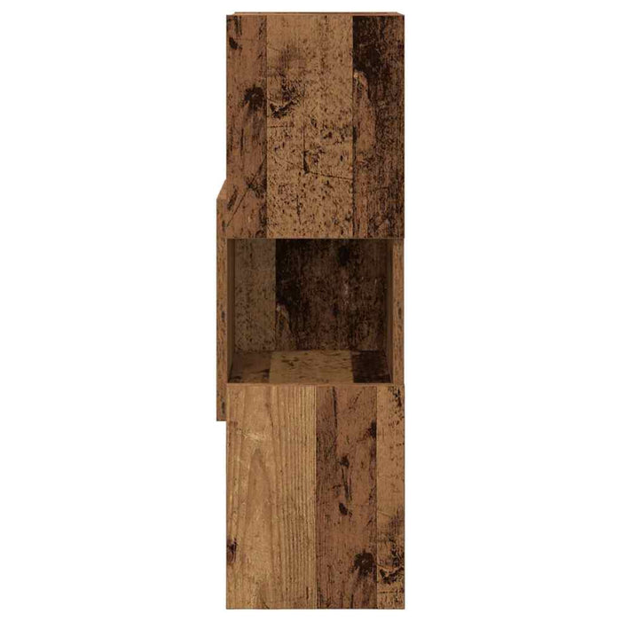Dulap de colț Lemn vechi 25,5x25x80cm Lemn compozit - WALTI WALTI