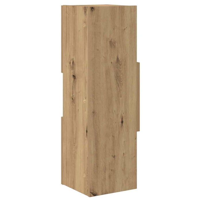 Dulap de colț Stejar Artizanal 25,5x25x80cm Lemn compozit - WALTI WALTI