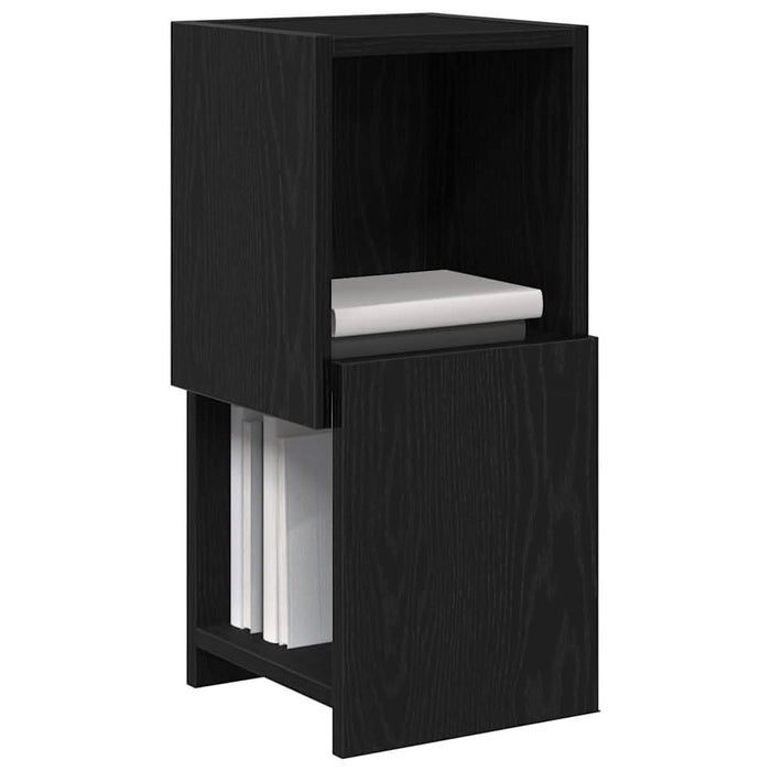 Dulap de colț Stejar Negru 25,5x25x55cm Lemn compozit - WALTI WALTI