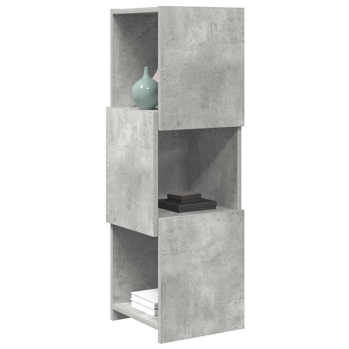 Dulap de colț Gri din beton 30,5x30x95cm Lemn compozit - WALTI WALTI