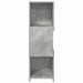 Dulap de colț Gri din beton 30,5x30x95cm Lemn compozit - WALTI WALTI