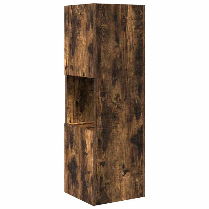Dulap de colț Stejar fumuriu 30,5x30x95cm Lemn compozit - WALTI WALTI