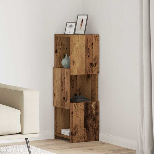 Dulap de colț Lemn vechi 30,5x30x95cm Lemn compozit - WALTI WALTI